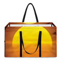 African Savanna Sunset Print Utility Tote Bag