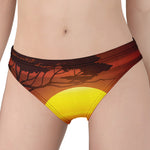 African Savanna Sunset Print Women's Panties