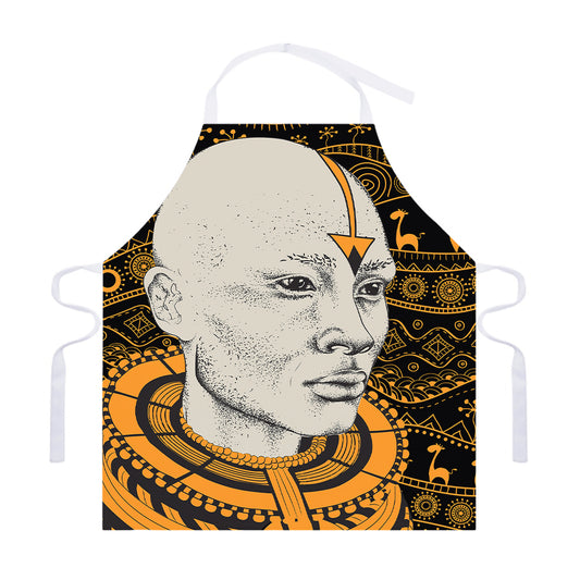African Style Print Adjustable Apron