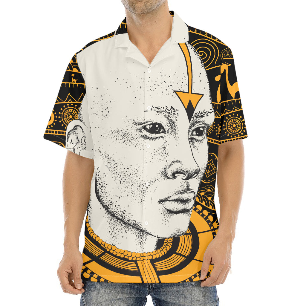 African Style Print Aloha Shirt