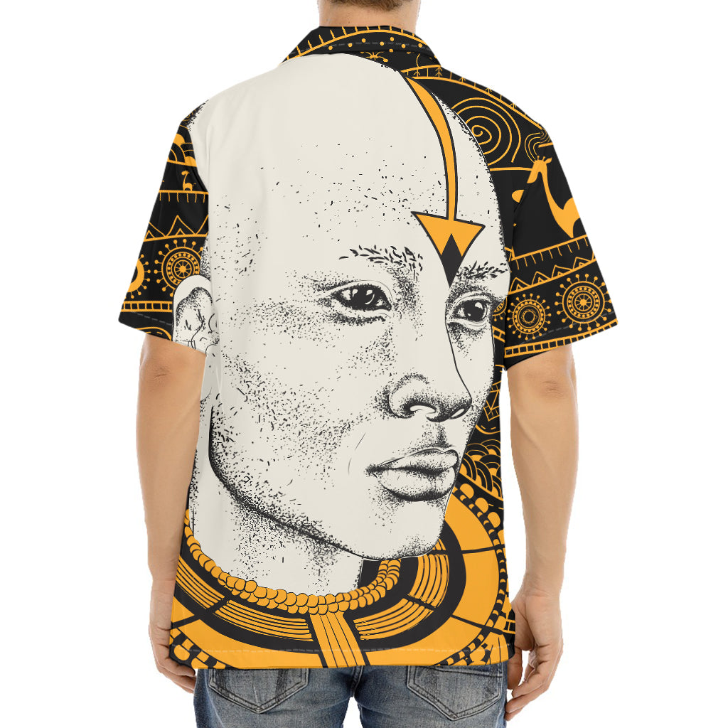 African Style Print Aloha Shirt