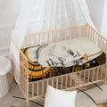 African Style Print Baby Crib Sheet
