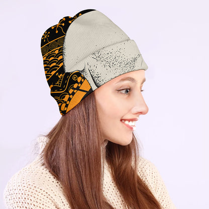 African Style Print Beanie