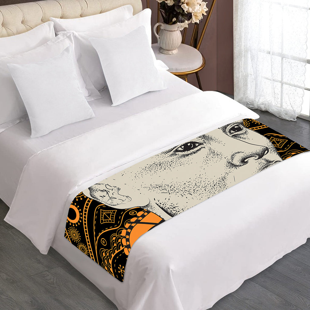 African Style Print Bed Runner