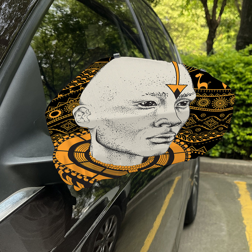African Style Print Car Side Mirror Covers
