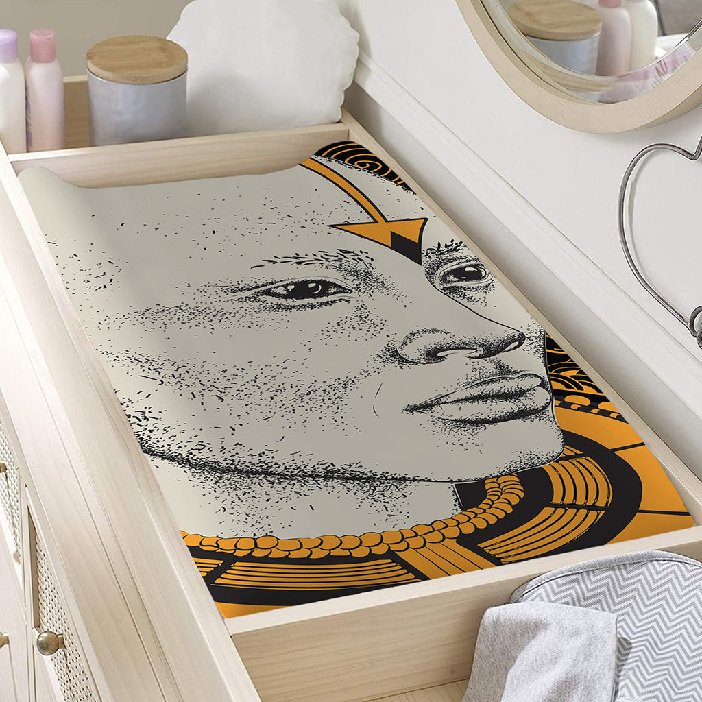 African Style Print Changing Pad Cover