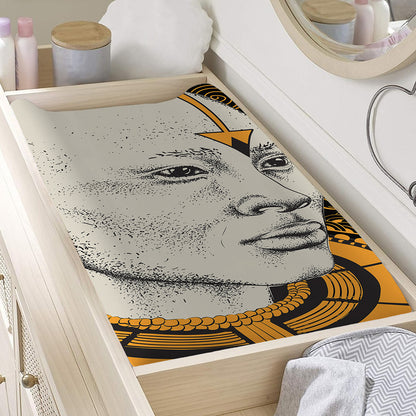African Style Print Changing Pad Cover