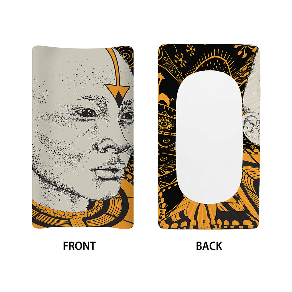 African Style Print Changing Pad Cover