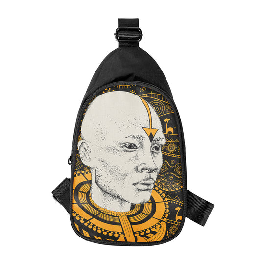 African Style Print Chest Bag