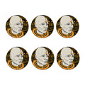 African Style Print Coaster Set