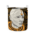African Style Print Collapsible Laundry Basket
