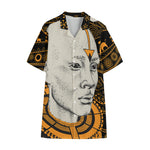 African Style Print Cotton Hawaiian Shirt