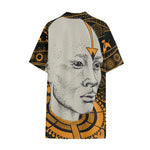 African Style Print Cotton Hawaiian Shirt