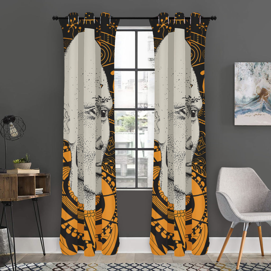 African Style Print Curtain