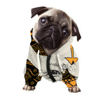 African Style Print Dog Zip Up Hoodie