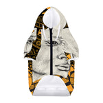 African Style Print Dog Zip Up Hoodie