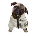 African Style Print Dog Zip Up Jacket