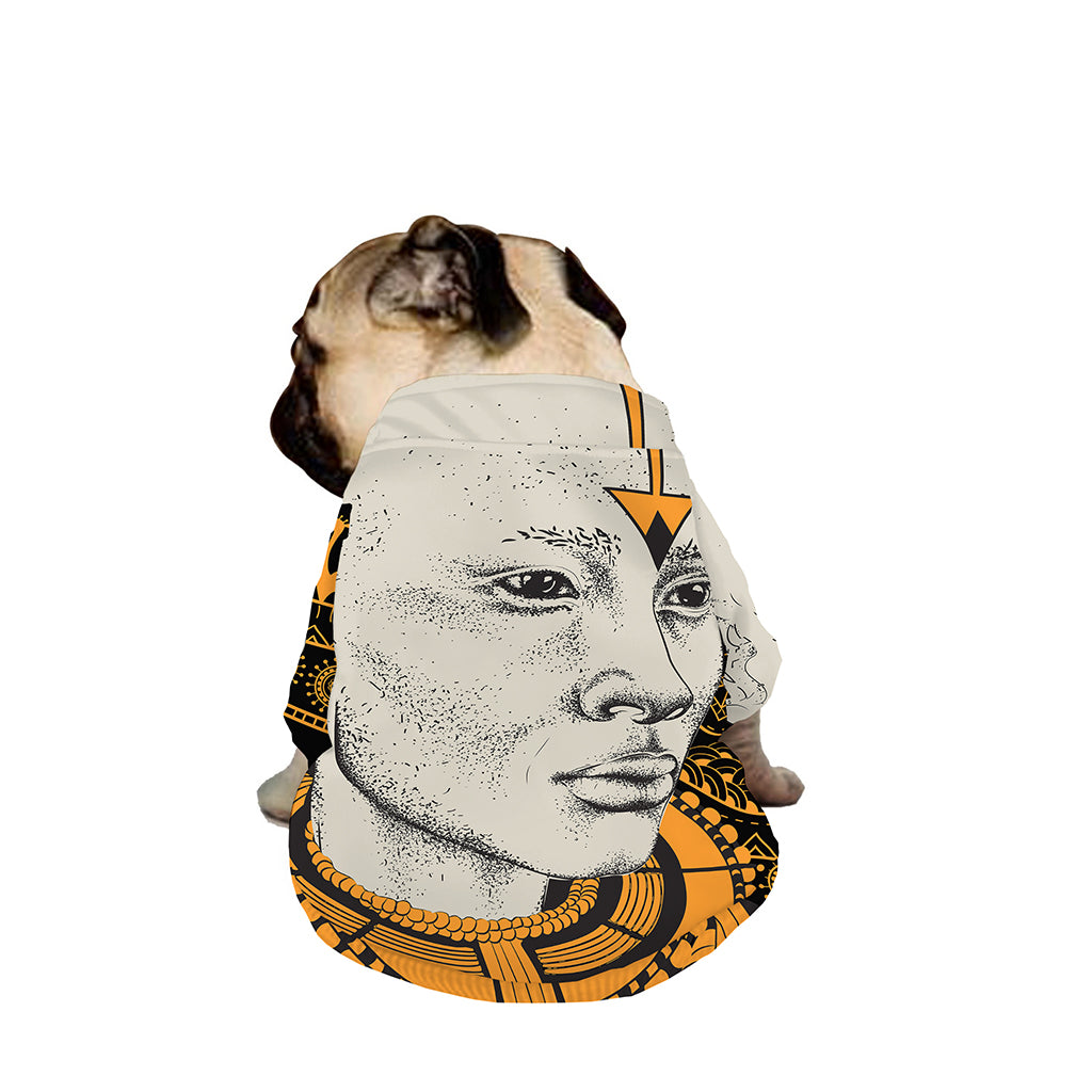 African Style Print Dog Zip Up Jacket