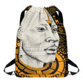 African Style Print Drawstring Backpack