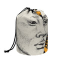 African Style Print Drawstring Makeup Bag