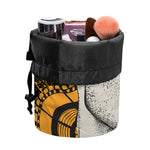African Style Print Drawstring Makeup Bag