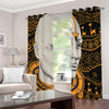 African Style Print Extra Wide Grommet Curtains