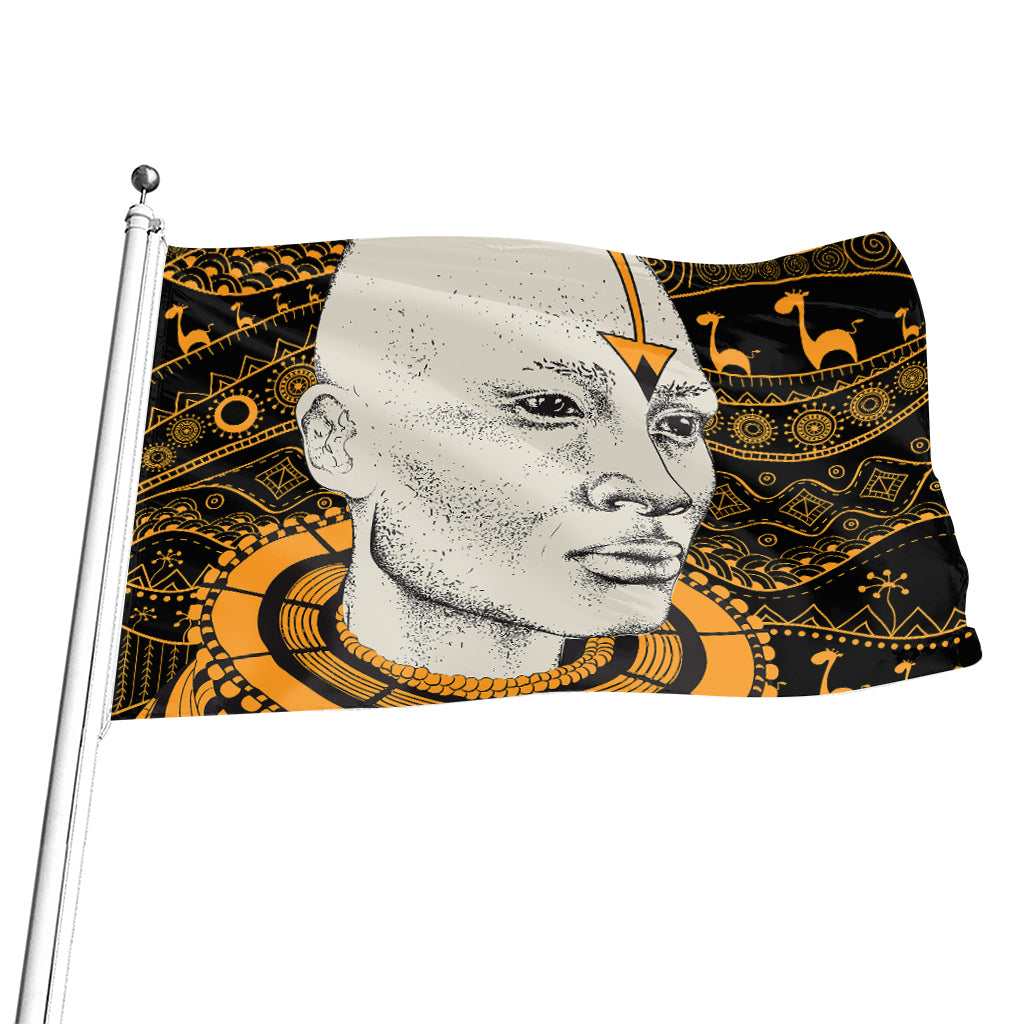 African Style Print Flag