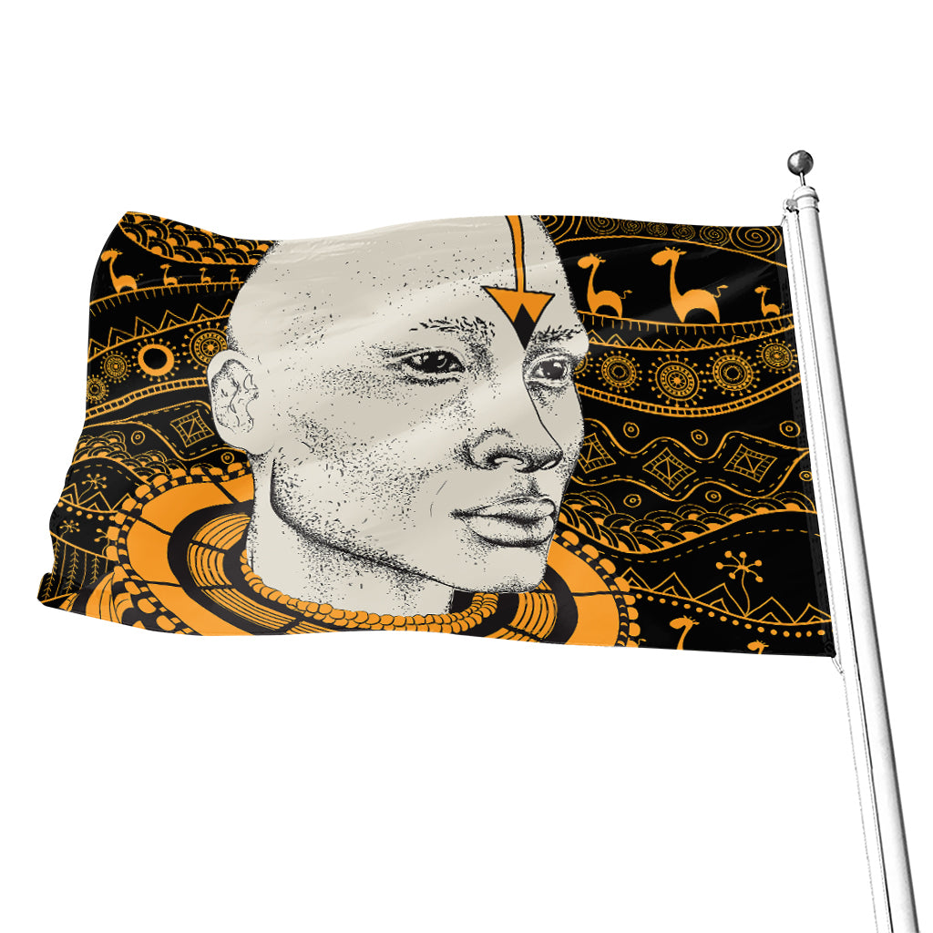 African Style Print Flag