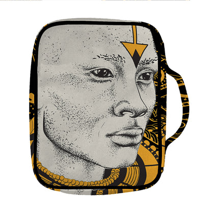 African Style Print Front Pocket Bible Bag
