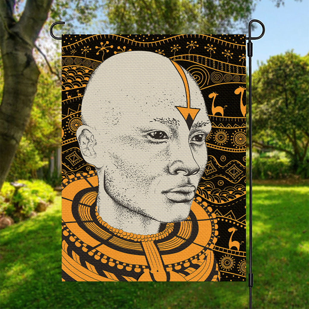 African Style Print Garden Flag