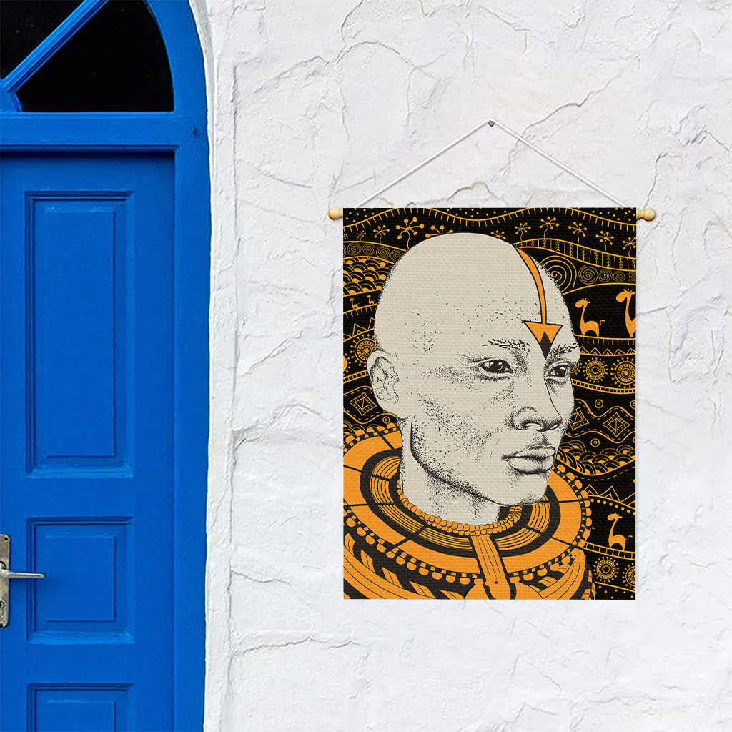 African Style Print Garden Flag