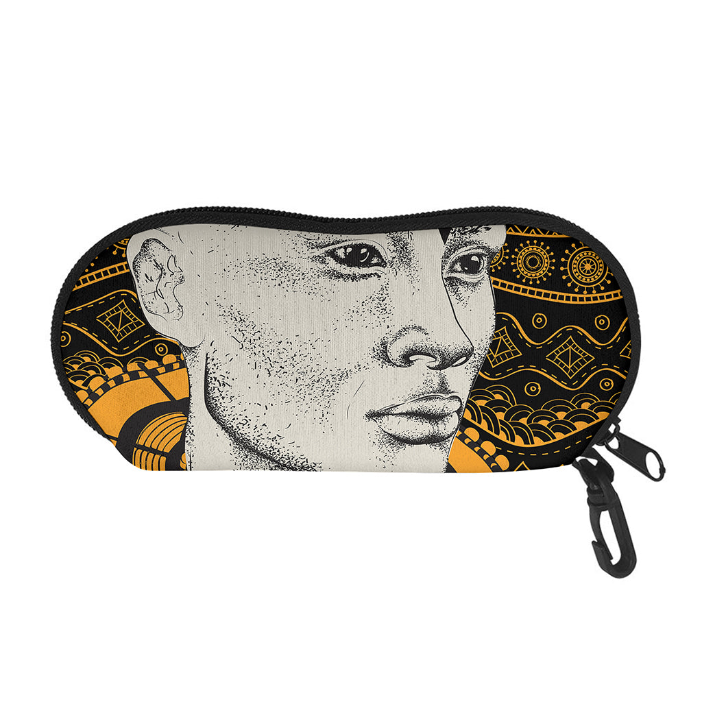 African Style Print Glasses Case