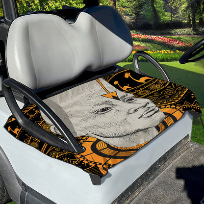 African Style Print Golf Cart Seat Cover