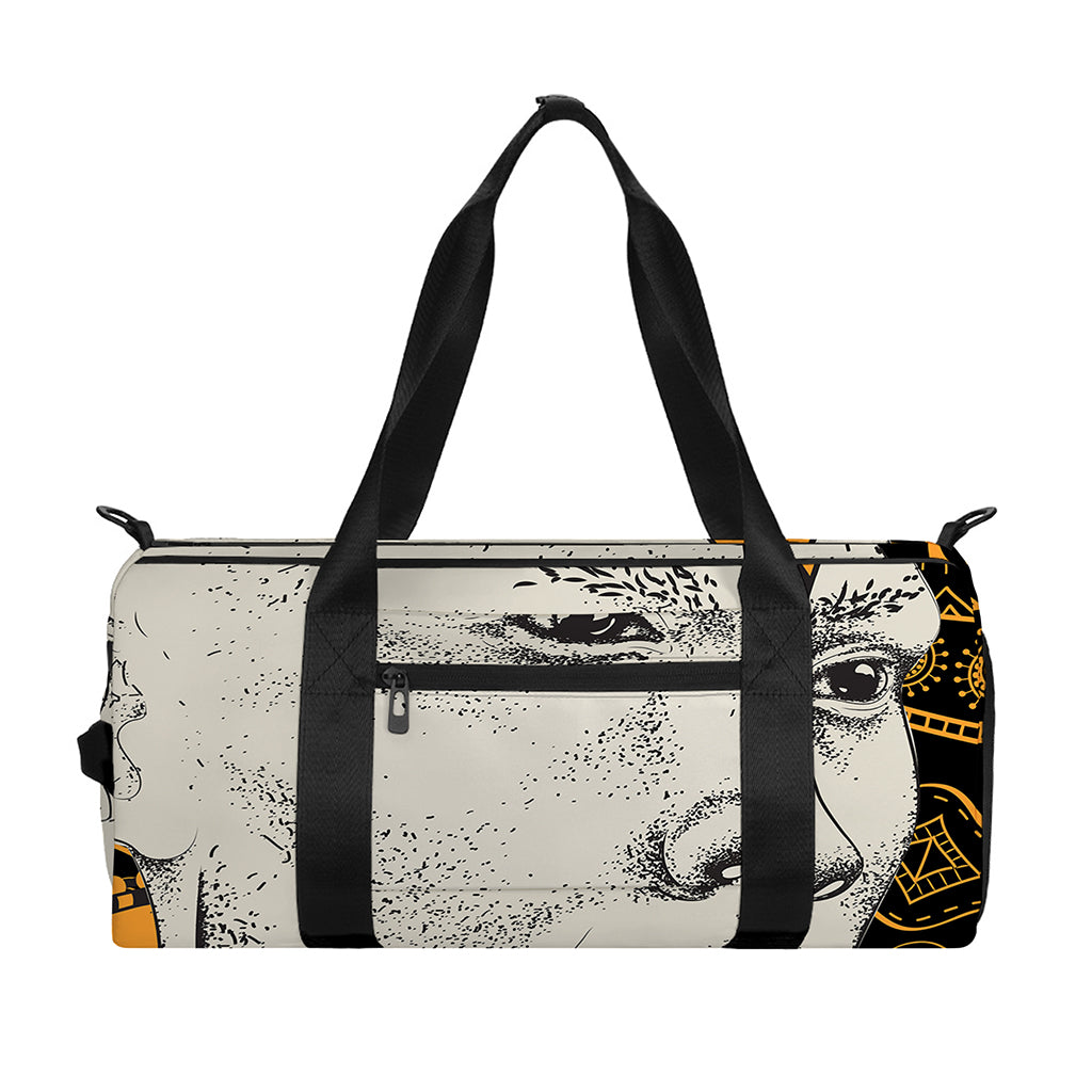 African Style Print Gym Bag