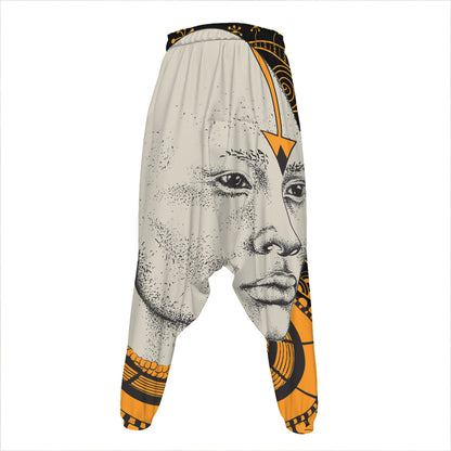 African Style Print Hammer Pants
