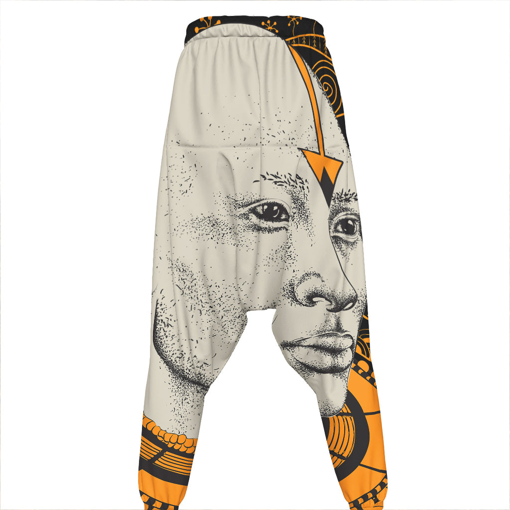 African Style Print Hammer Pants