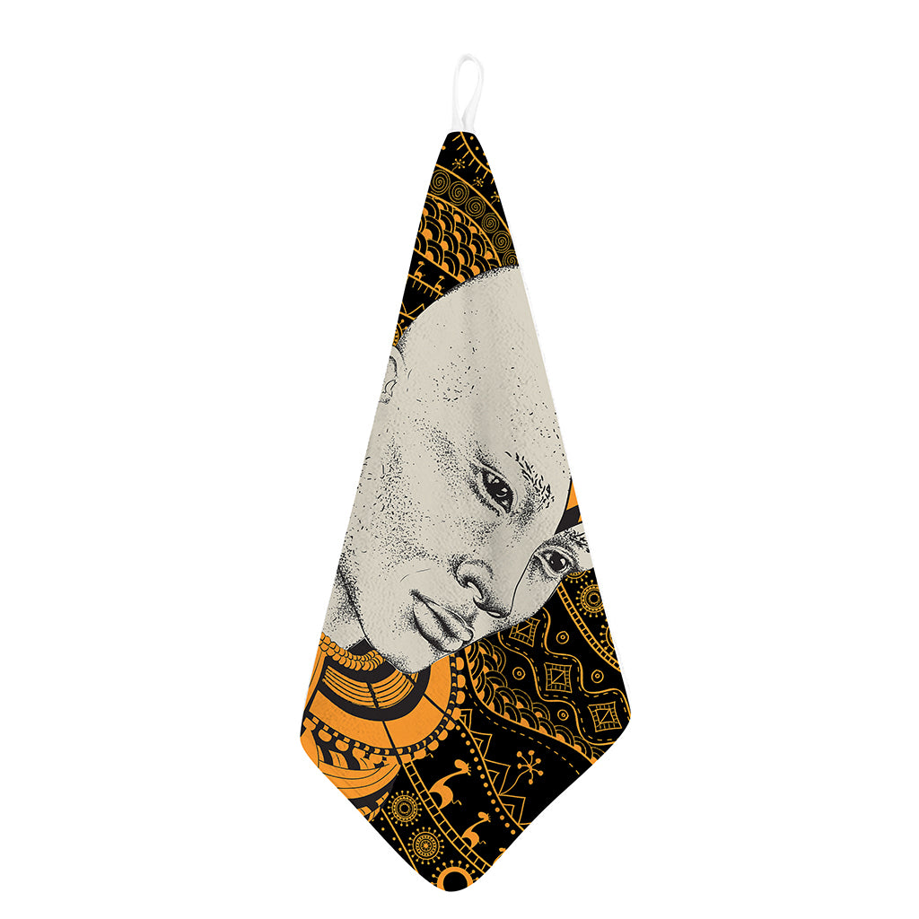 African Style Print Hand Towel