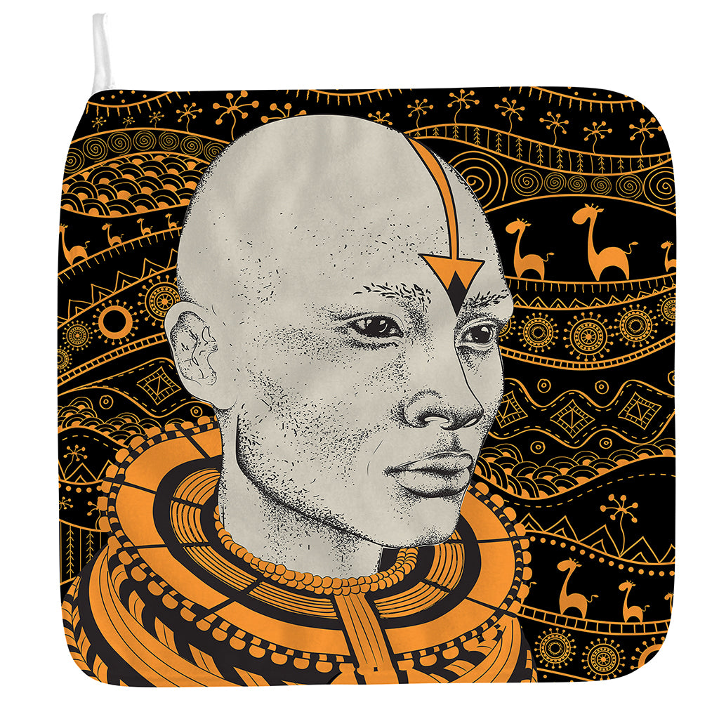 African Style Print Hand Towel