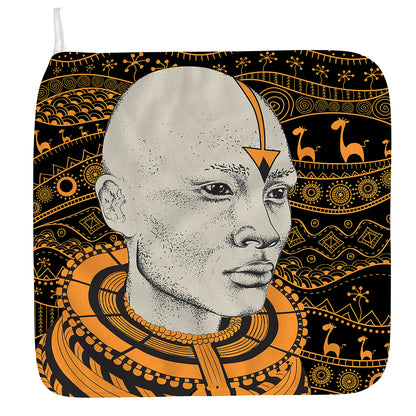 African Style Print Hand Towel