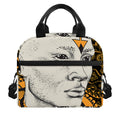 African Style Print Insulated Lunch Bag