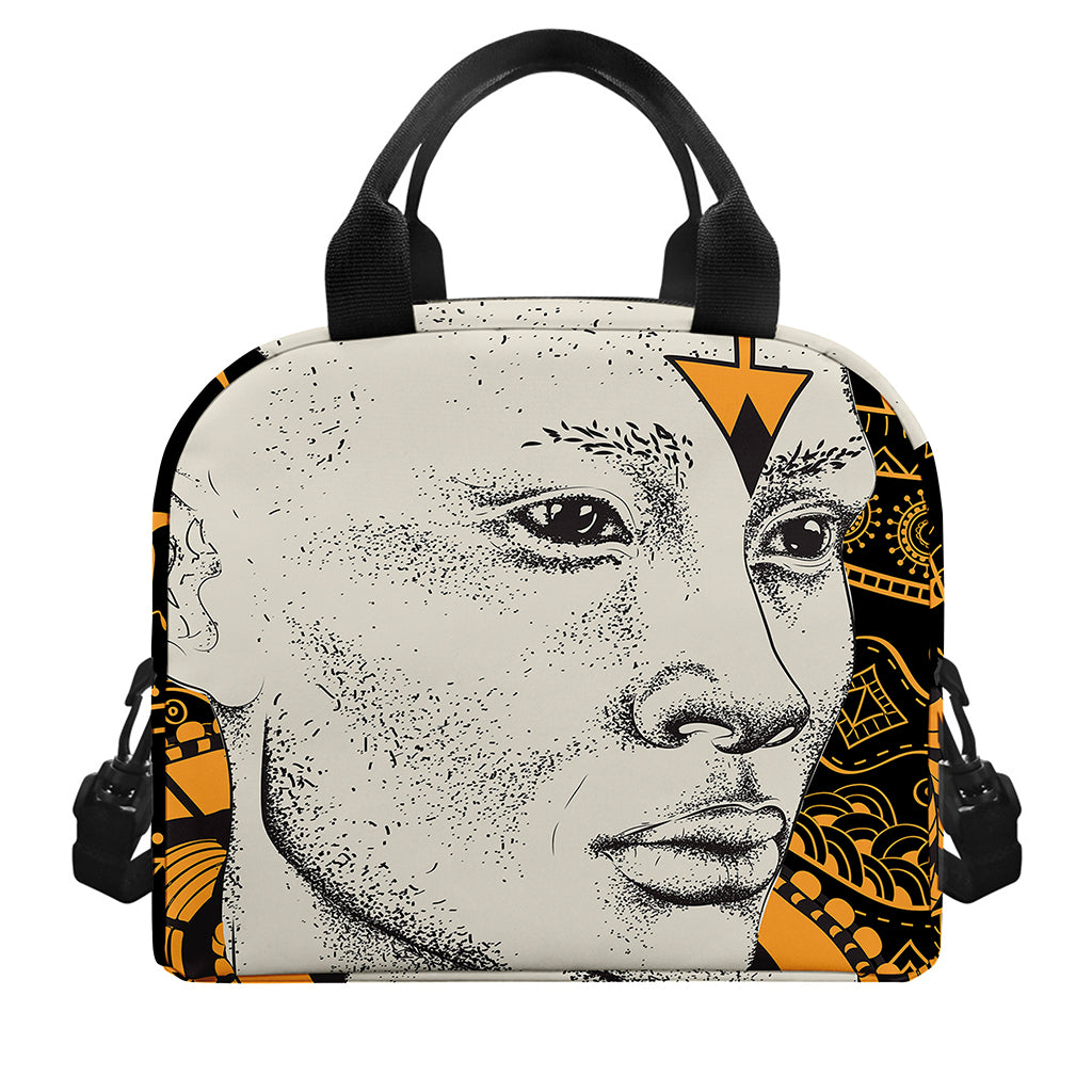 African Style Print Insulated Lunch Bag