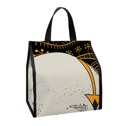 African Style Print Insulated Lunch Tote