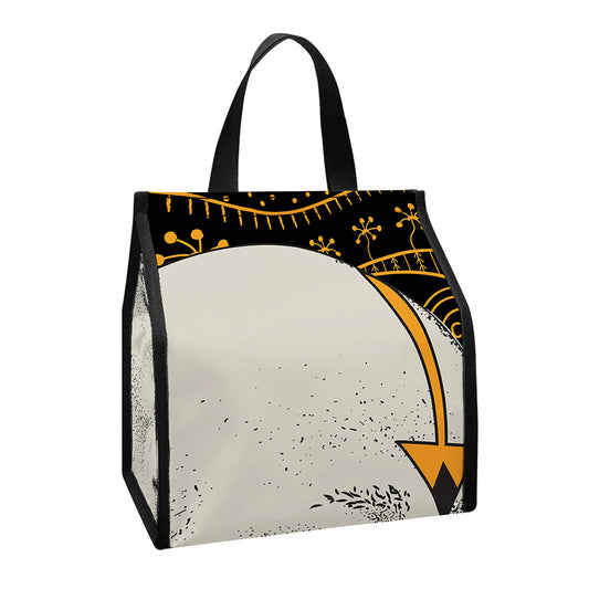 African Style Print Insulated Lunch Tote