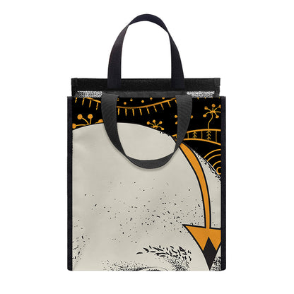African Style Print Insulated Lunch Tote