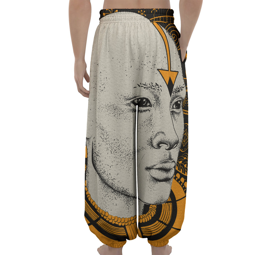 African Style Print Lantern Pants