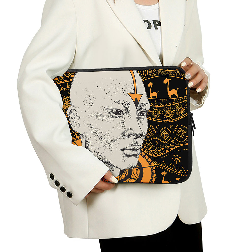 African Style Print Laptop Sleeve