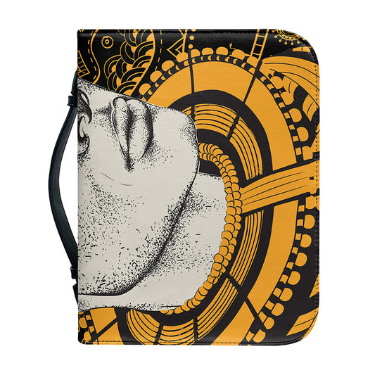 African Style Print Leather Bible Cover