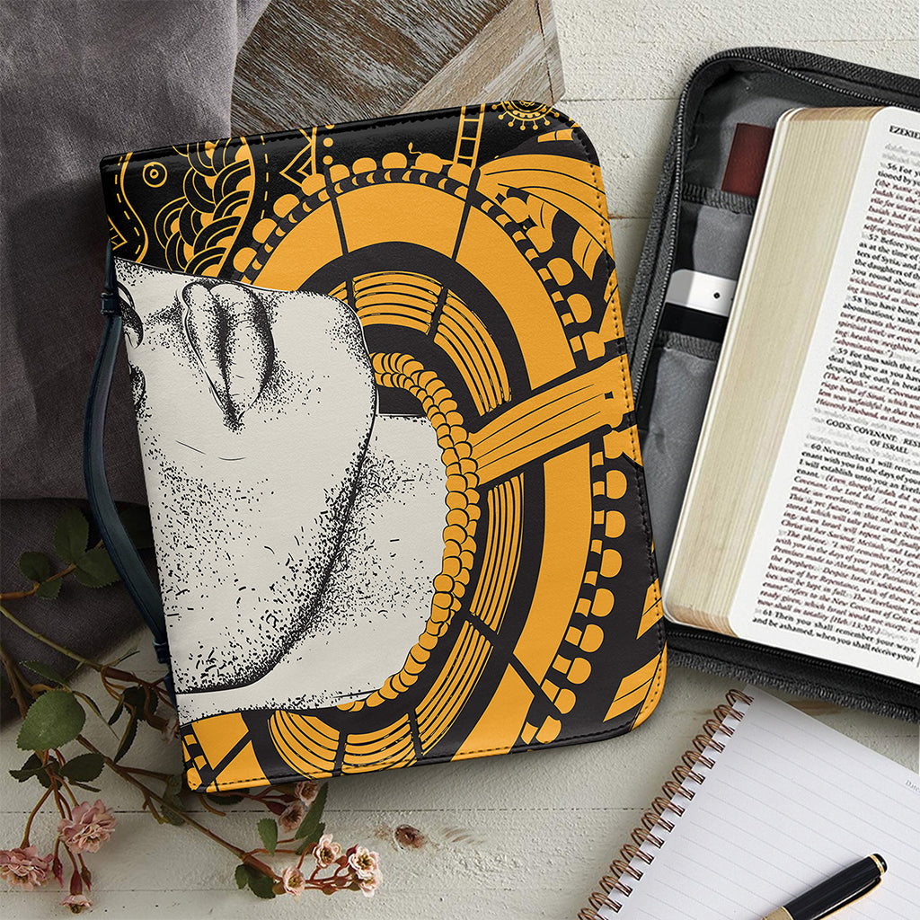 African Style Print Leather Bible Cover