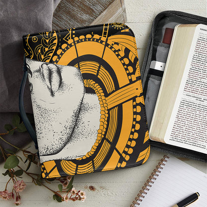 African Style Print Leather Bible Cover