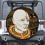 African Style Print Leather Spare Tire Cover